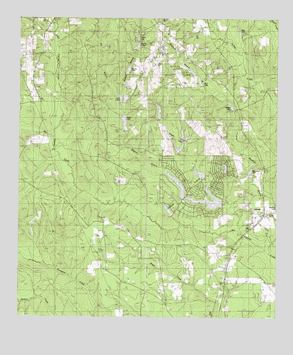 Hillister, TX USGS Topographic Map