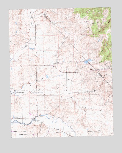Bachelor Valley, CA USGS Topographic Map