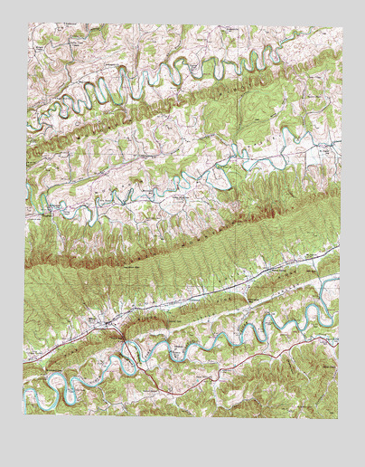 Hiltons, VA USGS Topographic Map