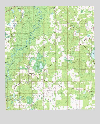 Hinsons Crossroads, FL USGS Topographic Map