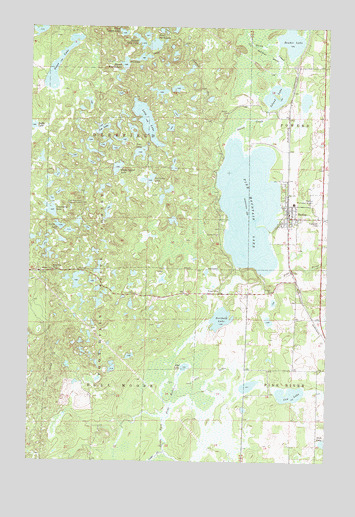 Backus, MN USGS Topographic Map