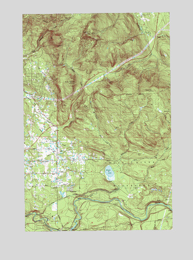 Hobart, WA USGS Topographic Map