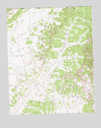 Adobe Downs Ranch, NM USGS Topographic Map