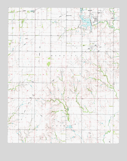 Hocker, OK USGS Topographic Map