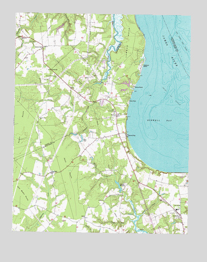 Bacons Castle, VA USGS Topographic Map