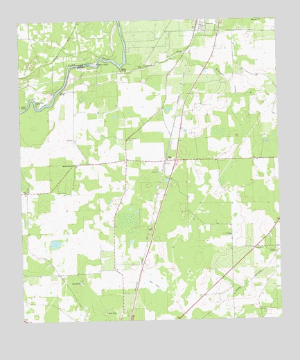 Baconton South, GA USGS Topographic Map