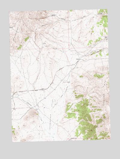Holborn, NV USGS Topographic Map