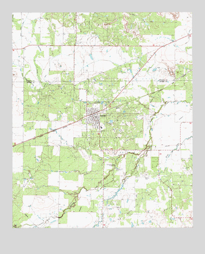 Holliday, TX USGS Topographic Map