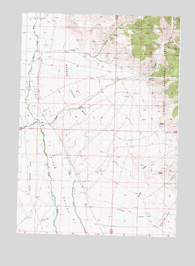 Badger Creek, ID USGS Topographic Map