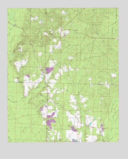 Holly Springs, AR USGS Topographic Map