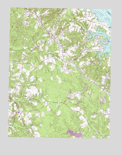 Hollywood, MD USGS Topographic Map