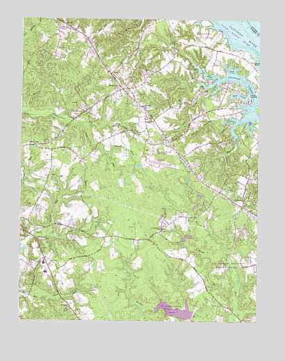 Hollywood, MD USGS Topographic Map