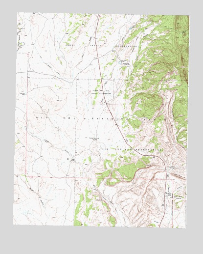 Holy Ghost Spring, NM USGS Topographic Map