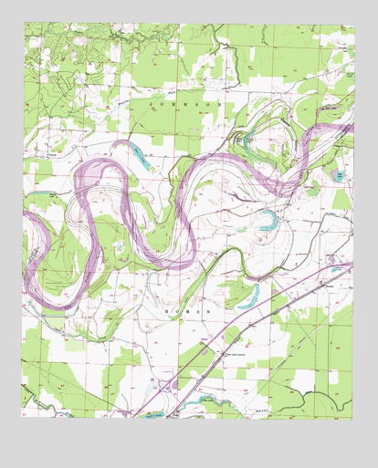 Homan, AR USGS Topographic Map