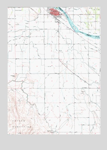 Homedale, ID USGS Topographic Map