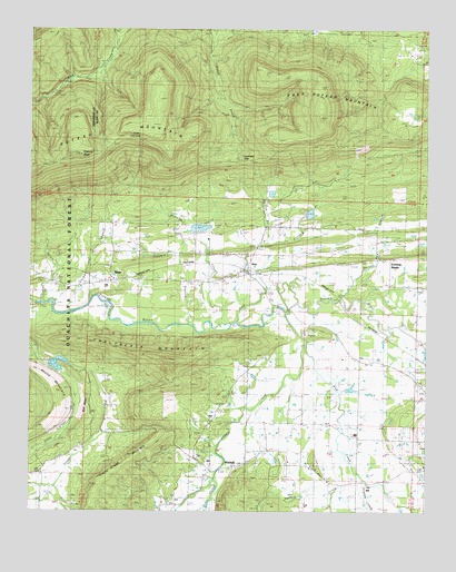 Hon, AR USGS Topographic Map