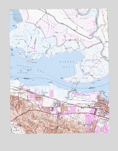 Honker Bay, CA USGS Topographic Map