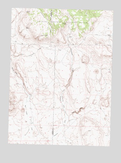 Badger Mountain SE, NV USGS Topographic Map