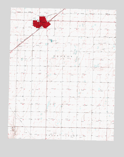 Hooker, OK USGS Topographic Map