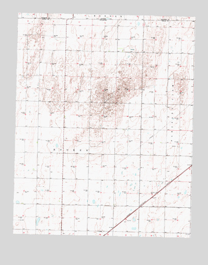 Hooker NW, OK USGS Topographic Map