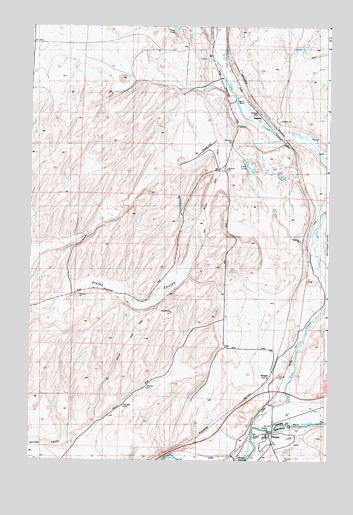 Hooper, WA USGS Topographic Map