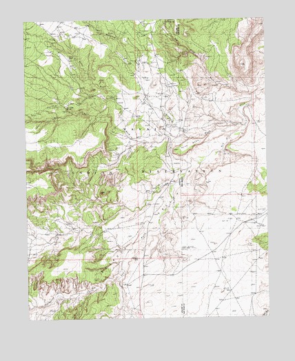 Horse Mesa, AZ USGS Topographic Map