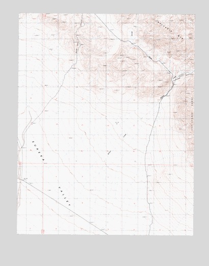 Horse Thief Canyon, CA USGS Topographic Map