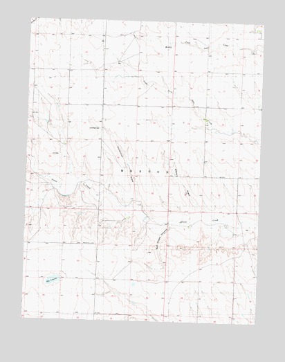 Horsethief Draw, KS USGS Topographic Map