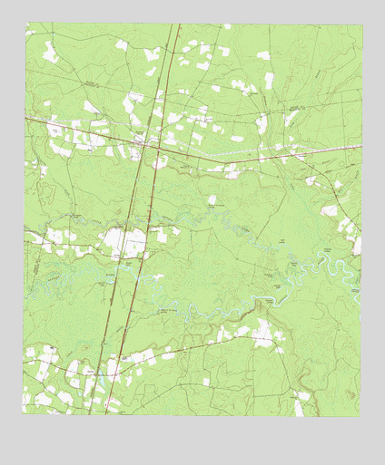 Hortense, GA USGS Topographic Map