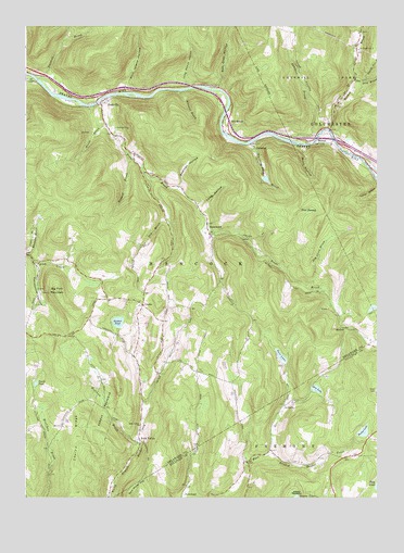 Horton, NY USGS Topographic Map