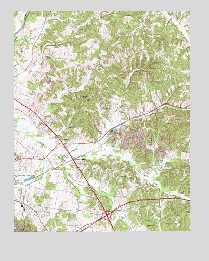 Horton, KY USGS Topographic Map