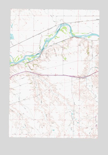 Horton, MT USGS Topographic Map