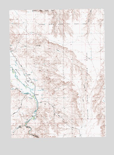 Hot Springs, ID USGS Topographic Map