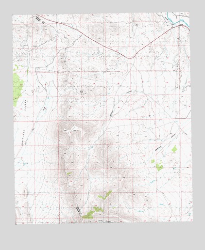Hot Well, AZ USGS Topographic Map