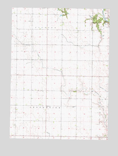 Bagley NW, IA USGS Topographic Map