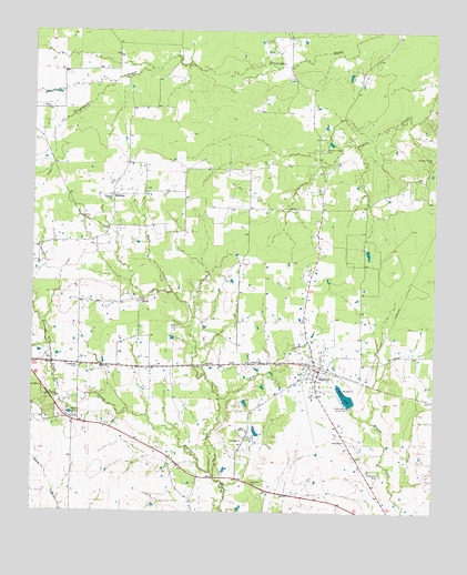 Bagwell, TX USGS Topographic Map
