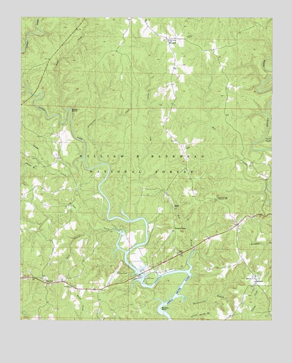 Houston, AL USGS Topographic Map