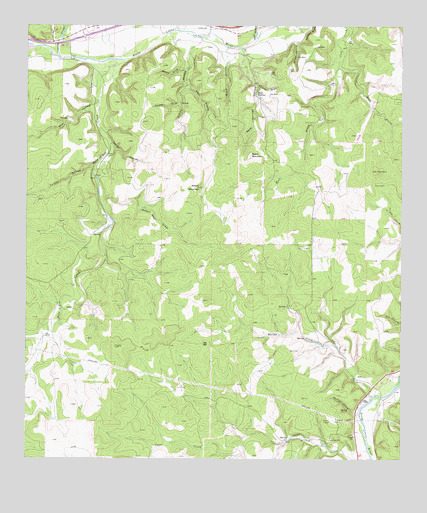 Bailey Creek, TX USGS Topographic Map