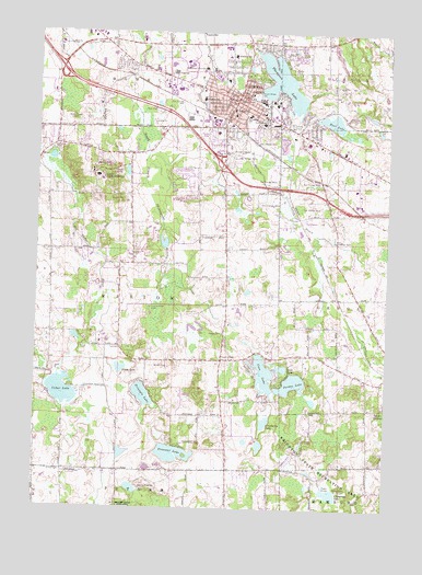 Howell, MI USGS Topographic Map