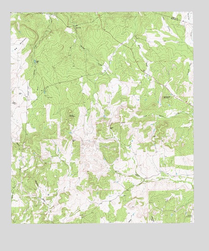 Howell Mountain, TX USGS Topographic Map