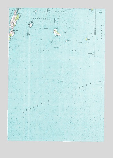 Bailey Island, ME USGS Topographic Map