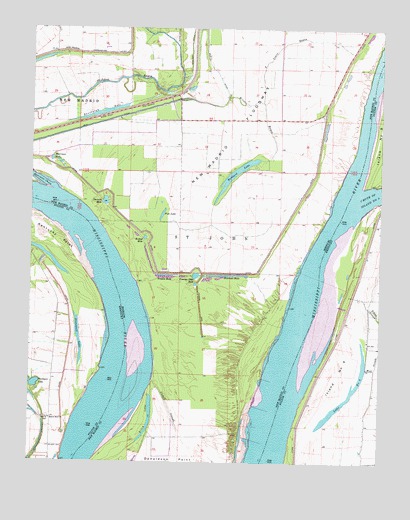 Hubbard Lake, MO USGS Topographic Map