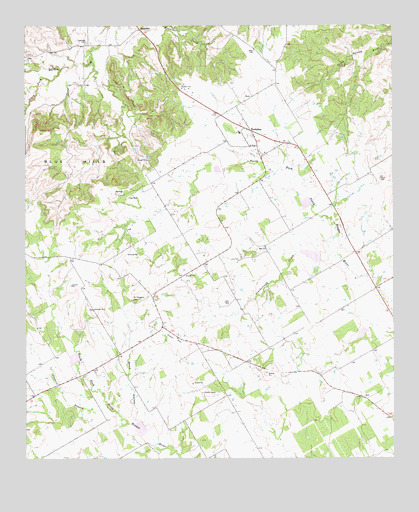 Huckabay, TX USGS Topographic Map