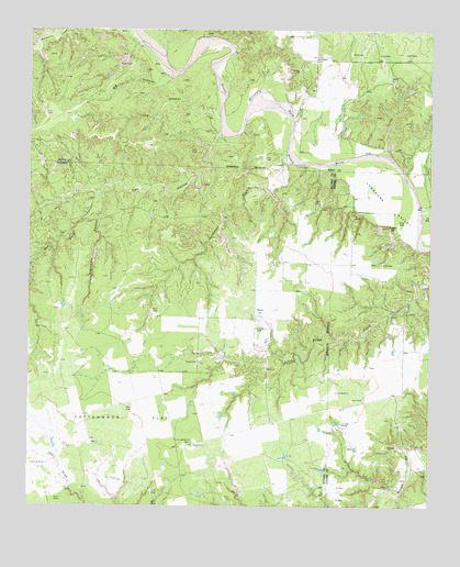 Hudd, TX USGS Topographic Map