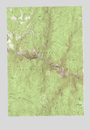 Huddleson Bluff, ID USGS Topographic Map