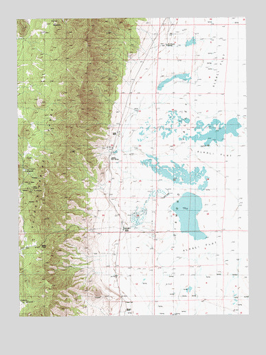 Bailey Pass, NV USGS Topographic Map