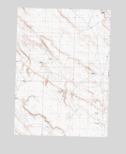 Hughet Spring, OR USGS Topographic Map