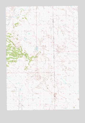 Humbolt Hills, MT USGS Topographic Map