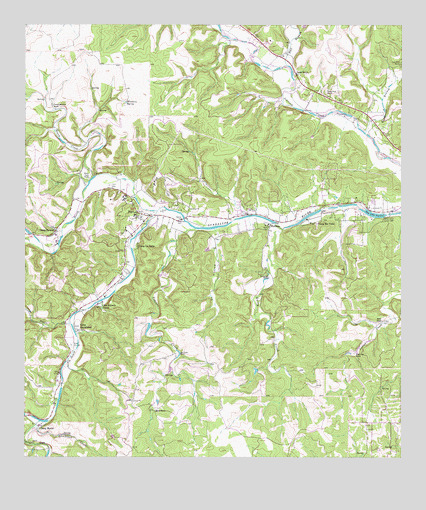 Hunt, TX USGS Topographic Map