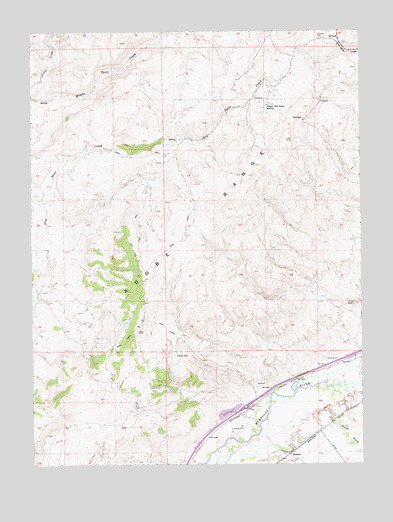 Hunter, NV USGS Topographic Map